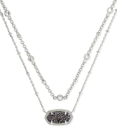 Kendra Scott Elisa Crystal Multi Strand Necklace, Fashion Jewelry for Women