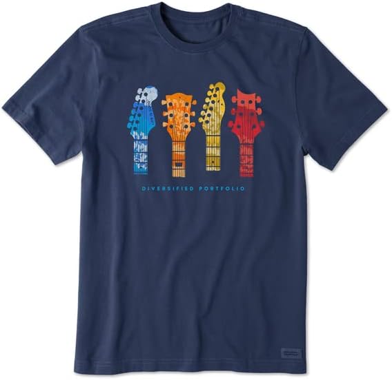 Men's Tie Dye Diversified Guitars Short Sleeve Crusher-LITE Tee