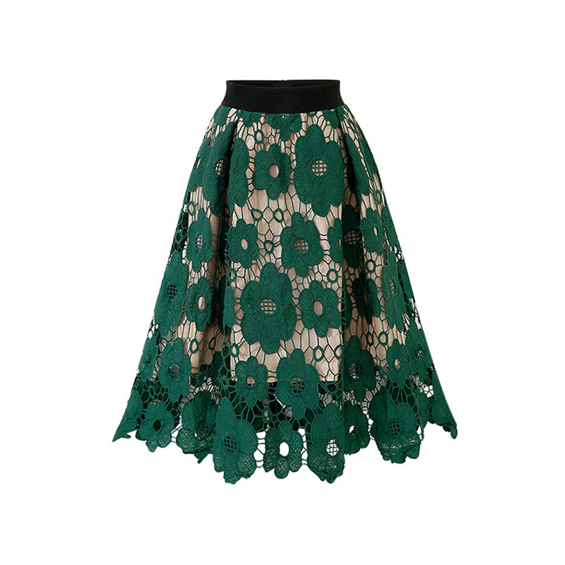 European Station Summer New Fashion All-Match Short Skirt Lace