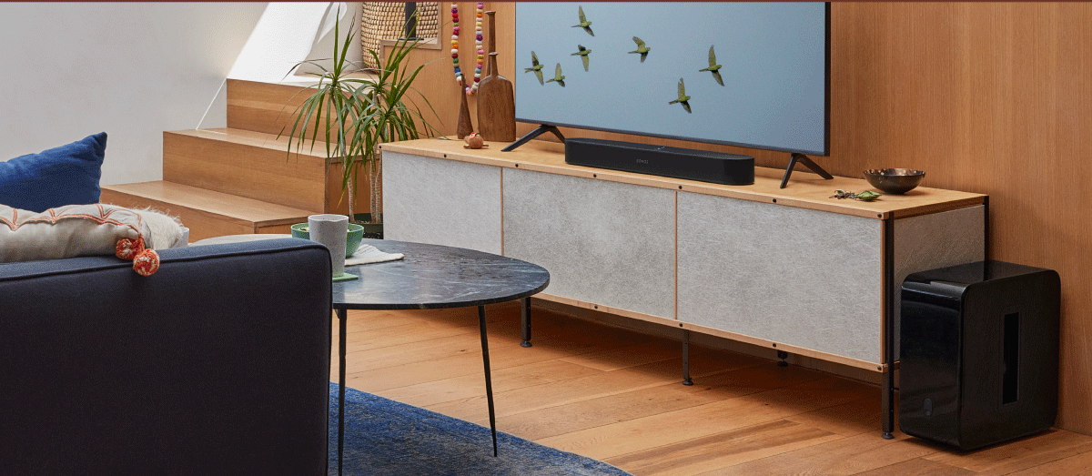 3.1 Sonos Beam (Gen 2) With Dolby Atmos Set with Sub - Wireless Home Theater System For TV